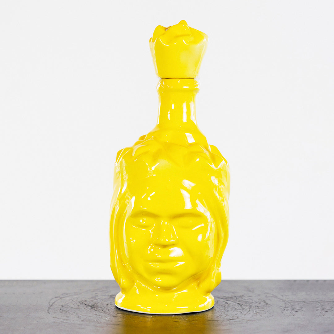 BOTELLA DE MEZCAL (AMARILLA TAPA AMARILLA)